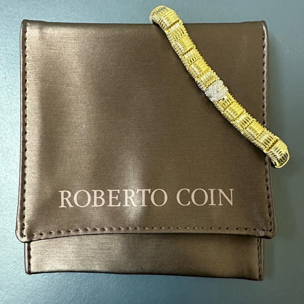 Preownedd Roberto Coin Appassionata bracelet 18k yellow
